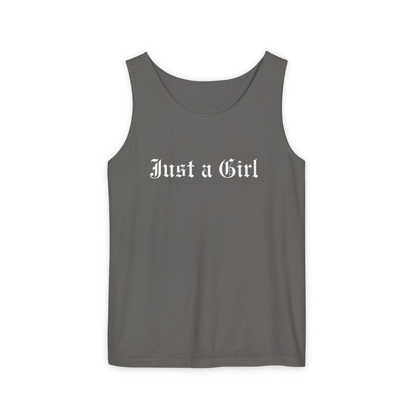 Just a girl Tee Tank top, Vintage-Inspired Rock Shirt,  Just a Girl shirt, Tragic Kingdom Design - Im Just a Girl