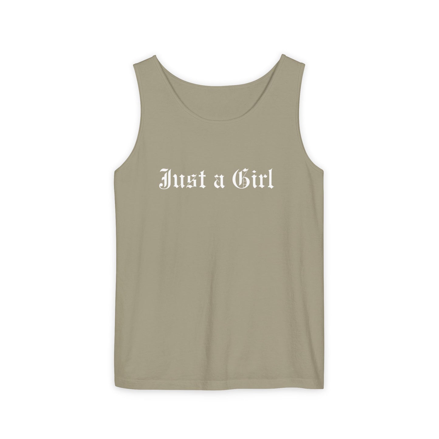 Just a girl Tee Tank top, Vintage-Inspired Rock Shirt,  Just a Girl shirt, Tragic Kingdom Design - Im Just a Girl