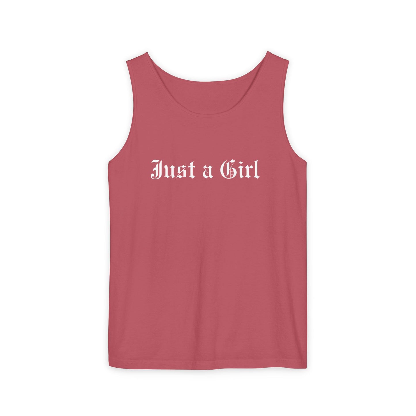 Just a girl Tee Tank top, Vintage-Inspired Rock Shirt,  Just a Girl shirt, Tragic Kingdom Design - Im Just a Girl