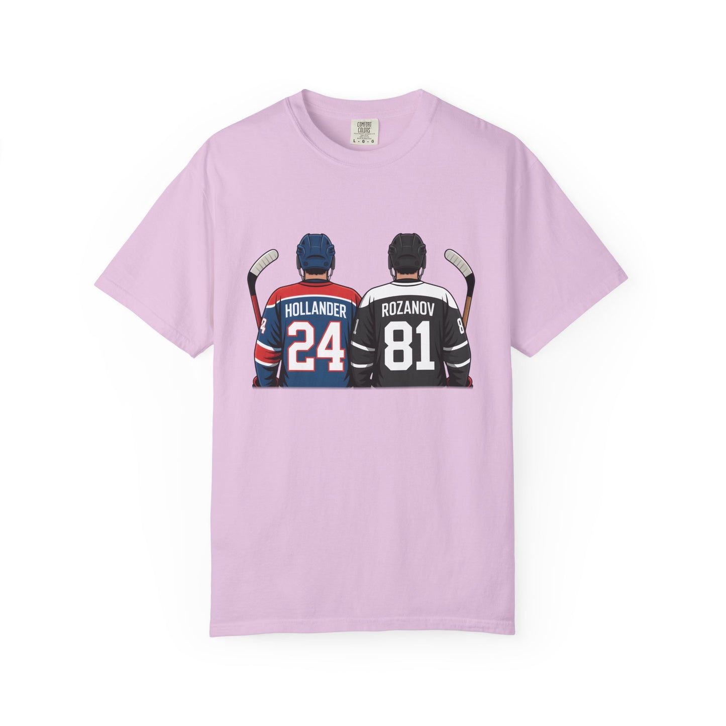 Comfort Colors® Hollander & Rosanov, Heated-Rivalry Hollander Rozanov Hockey T-Shirt