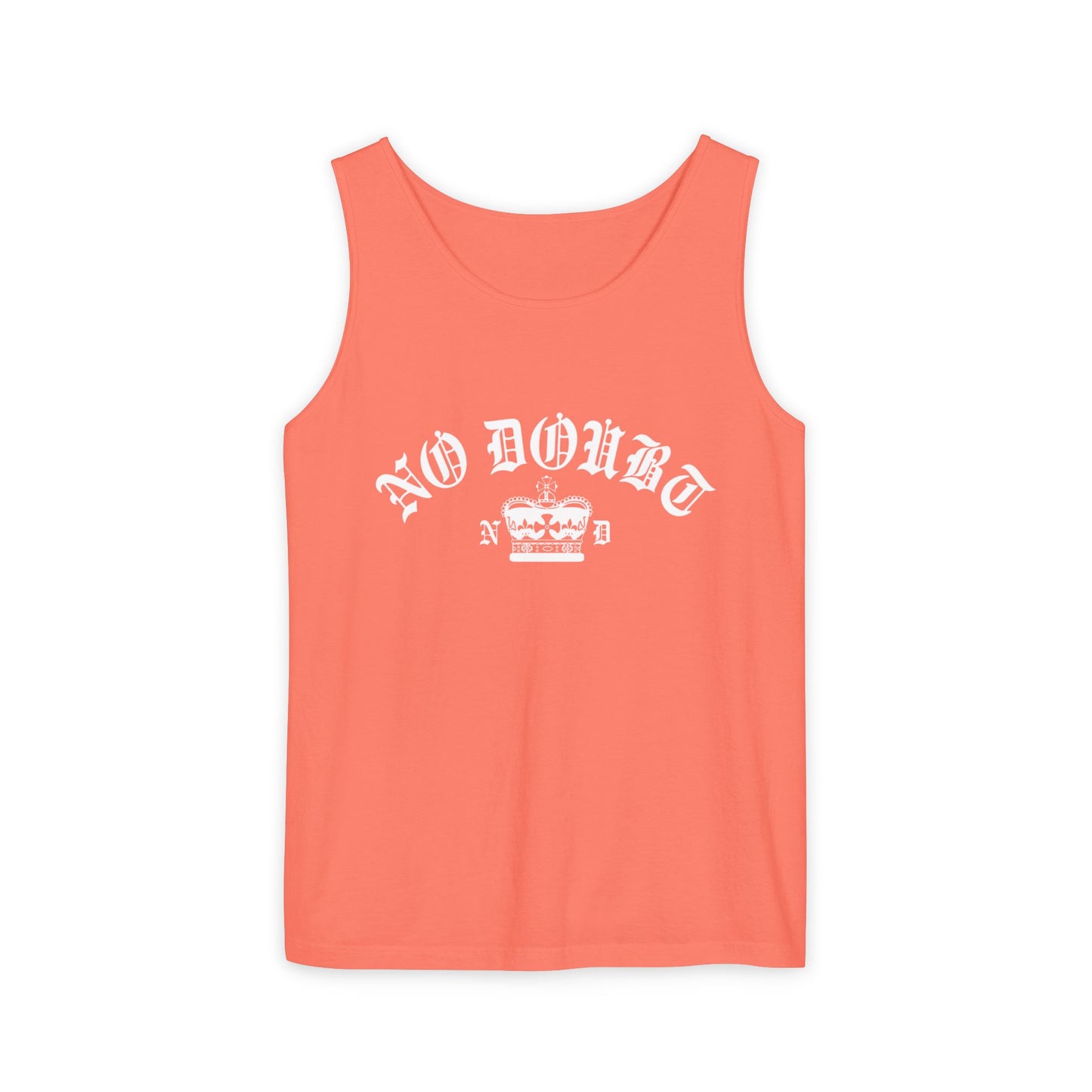Comfort Colors® No Doubt Band Unisex Tanktop, 90er Ska Punk Rock Grafik-T-Shirt, Tragic Kingdom Ära Orange Crop Top, Retro Gwen Stefani Fan Geschenk