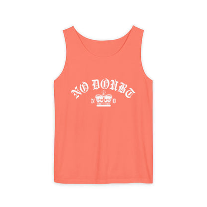 Comfort Colors® No Doubt Band Unisex Tanktop, 90er Ska Punk Rock Grafik-T-Shirt, Tragic Kingdom Ära Orange Crop Top, Retro Gwen Stefani Fan Geschenk