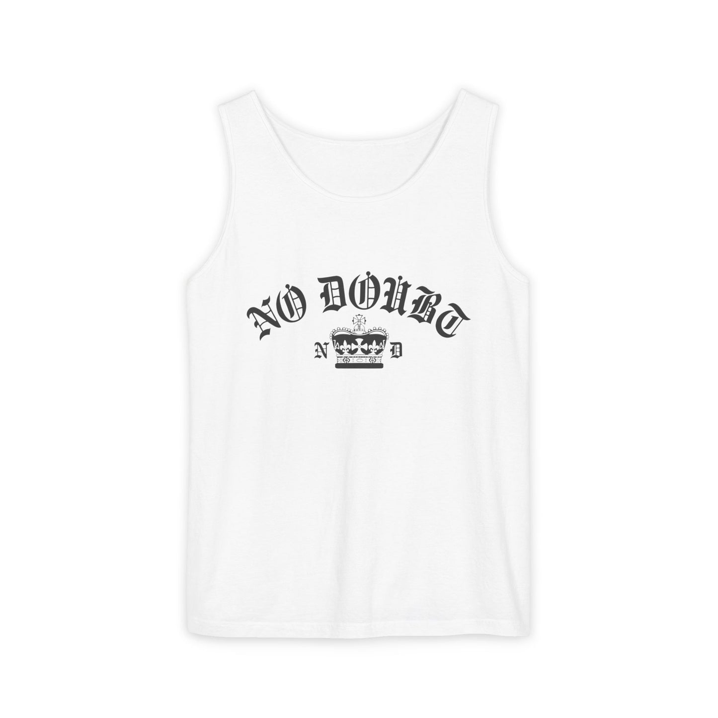 Comfort Colors® No Doubt Band Unisex Tanktop, 90er Ska Punk Rock Grafik-T-Shirt, Tragic Kingdom Ära Orange Crop Top, Retro Gwen Stefani Fan Geschenk