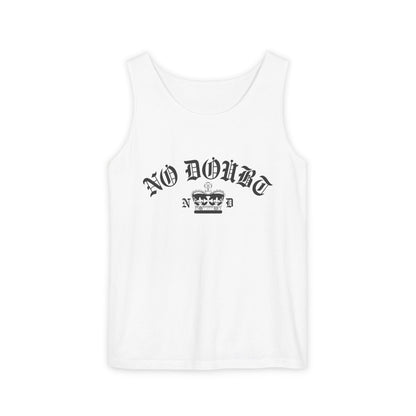 Comfort Colors® No Doubt Band Unisex Tanktop, 90er Ska Punk Rock Grafik-T-Shirt, Tragic Kingdom Ära Orange Crop Top, Retro Gwen Stefani Fan Geschenk