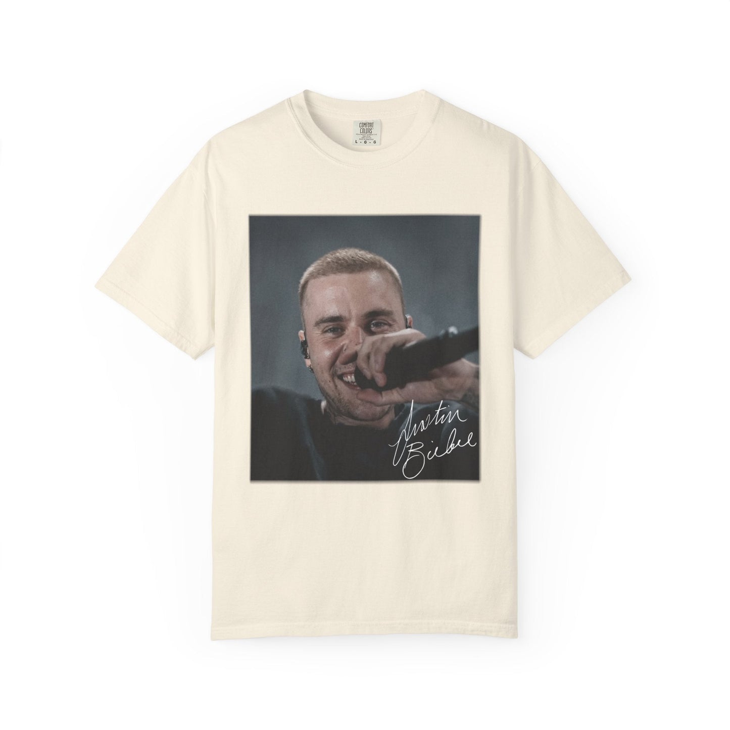 Comfort Colors® Justin Bieber Heart Sign Vintage Shirt, Retro Music T-Shirt, Tour 2026 Tee