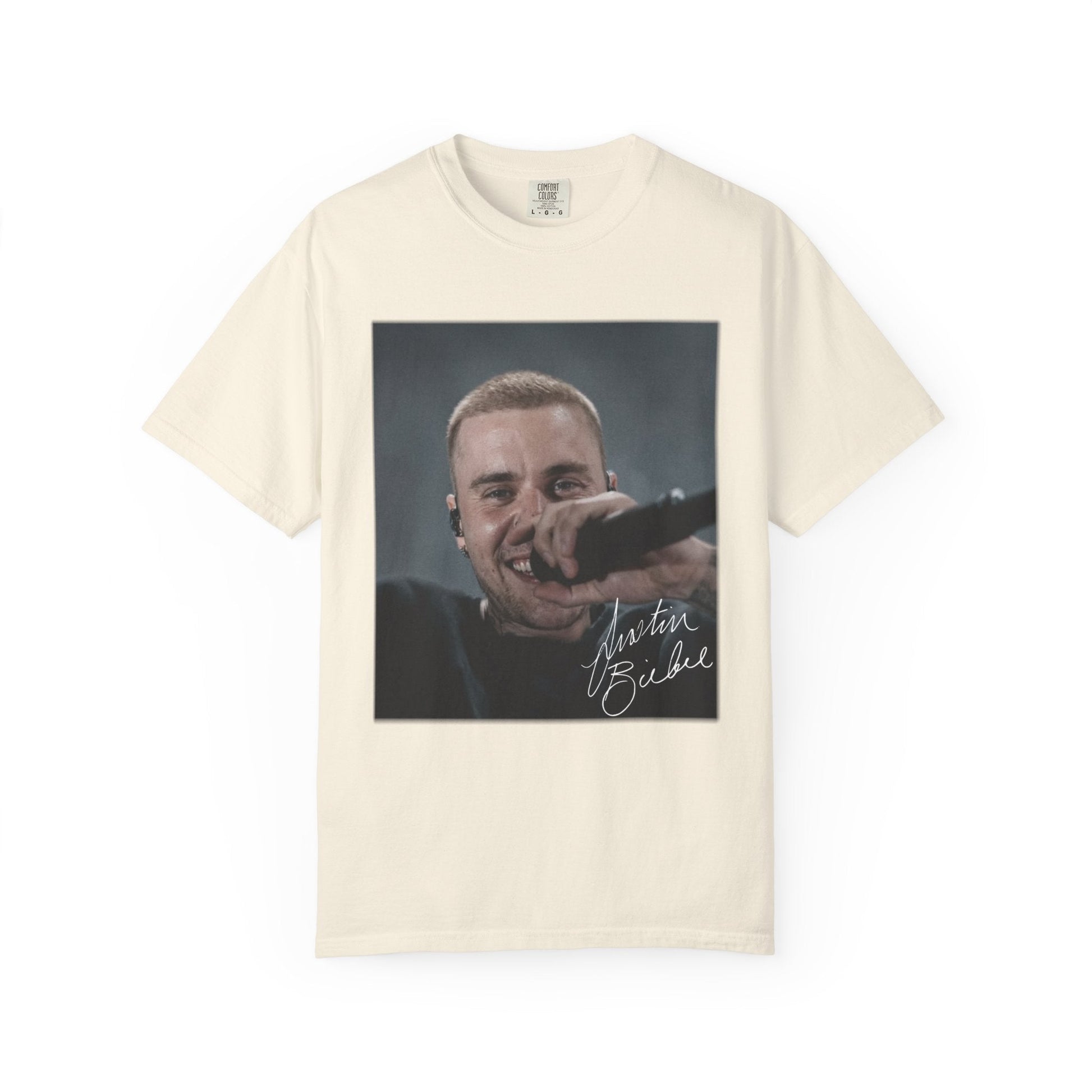 Comfort Colors® Justin Bieber Heart Sign Vintage Shirt, Retro Music T-Shirt, Tour 2026 Tee