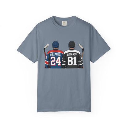 Comfort Colors® Hollander & Rosanov, Heated-Rivalry Hollander Rozanov Hockey T-Shirt