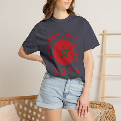 Comfort Colors® Custom Flag & Year World Cup Football Shirt