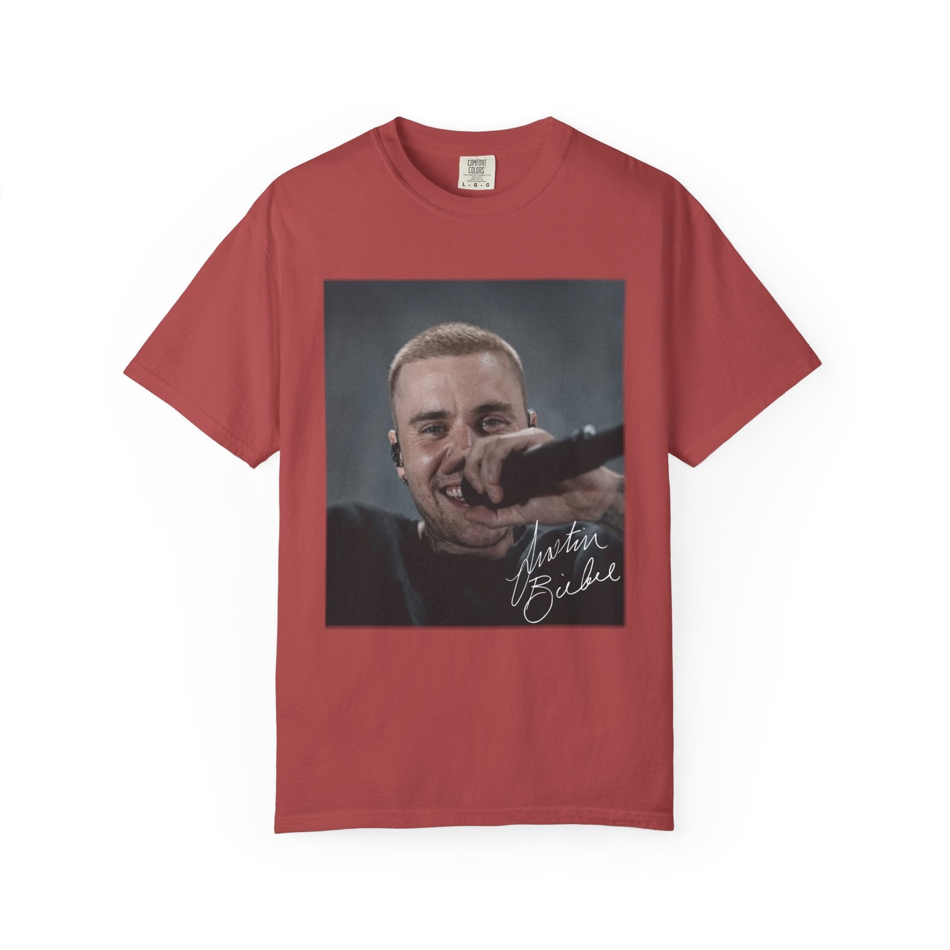 Comfort Colors® Justin Bieber Heart Sign Vintage Shirt, Retro Music T-Shirt, Tour 2026 Tee
