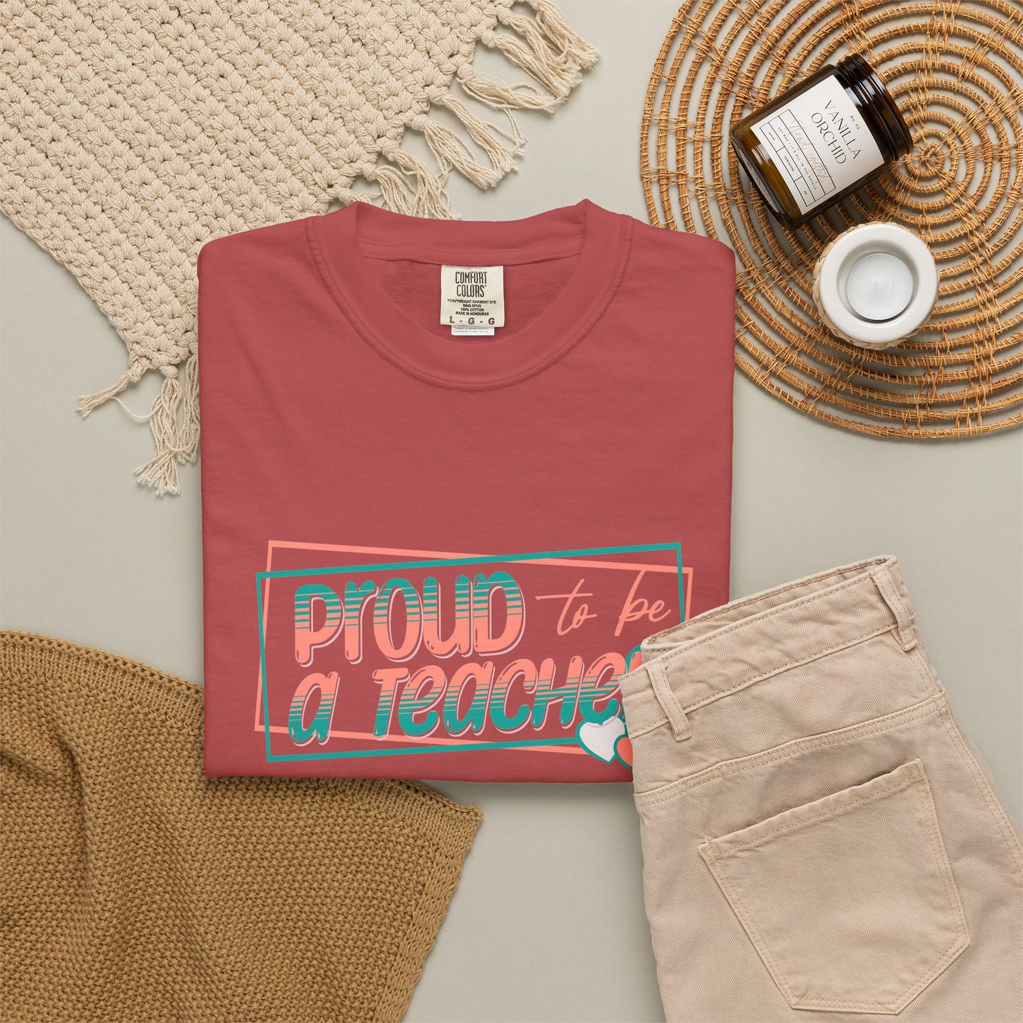 Comfort Colors® Proud to be a Teacher Shirt Teacher Appreciation Gift, Teacher Tee, Back to School Shirt, End of Year Teacher Gift