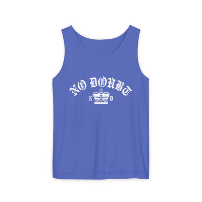 Comfort Colors® No Doubt Band Unisex Tanktop, 90er Ska Punk Rock Grafik-T-Shirt, Tragic Kingdom Ära Orange Crop Top, Retro Gwen Stefani Fan Geschenk