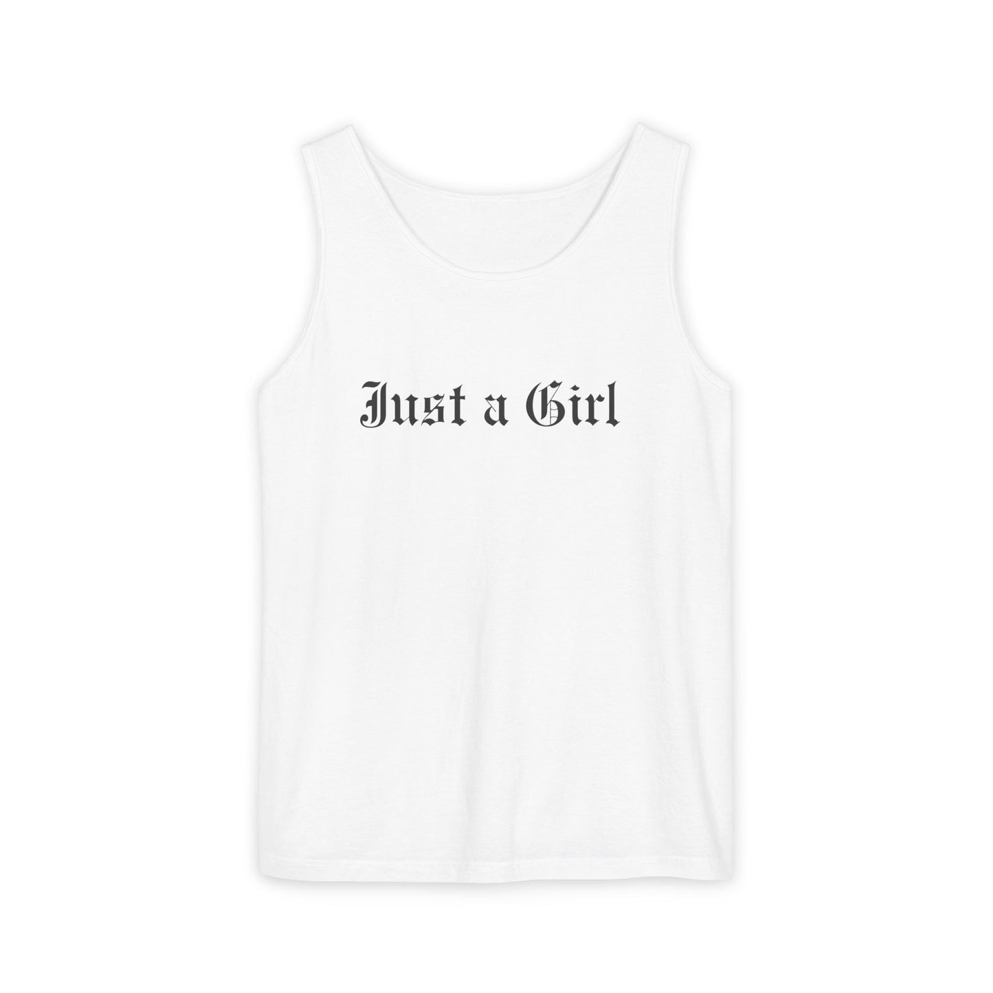 Just a girl Tee Tank top, Vintage-Inspired Rock Shirt,  Just a Girl shirt, Tragic Kingdom Design - Im Just a Girl