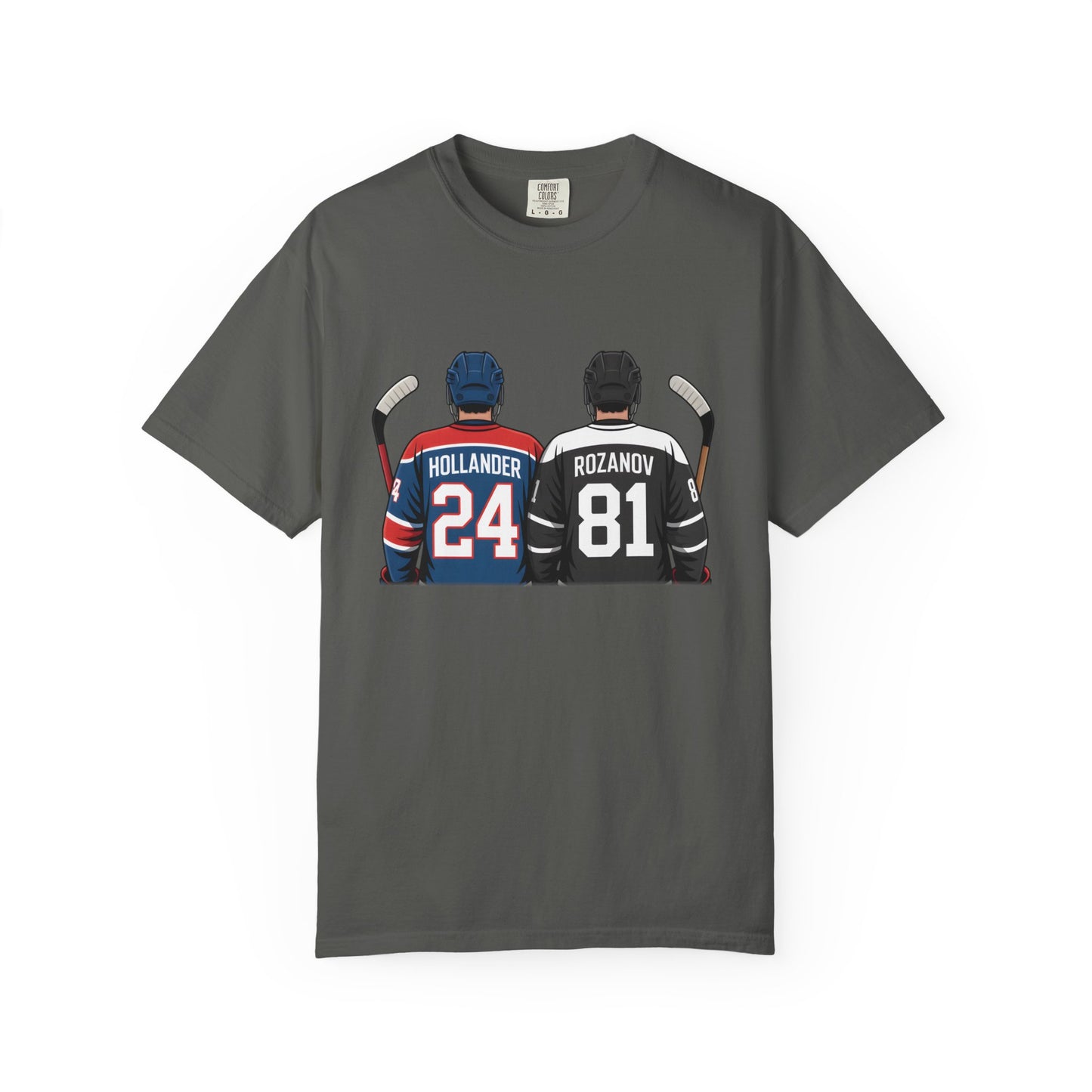 Comfort Colors® Hollander & Rosanov, Heated-Rivalry Hollander Rozanov Hockey T-Shirt