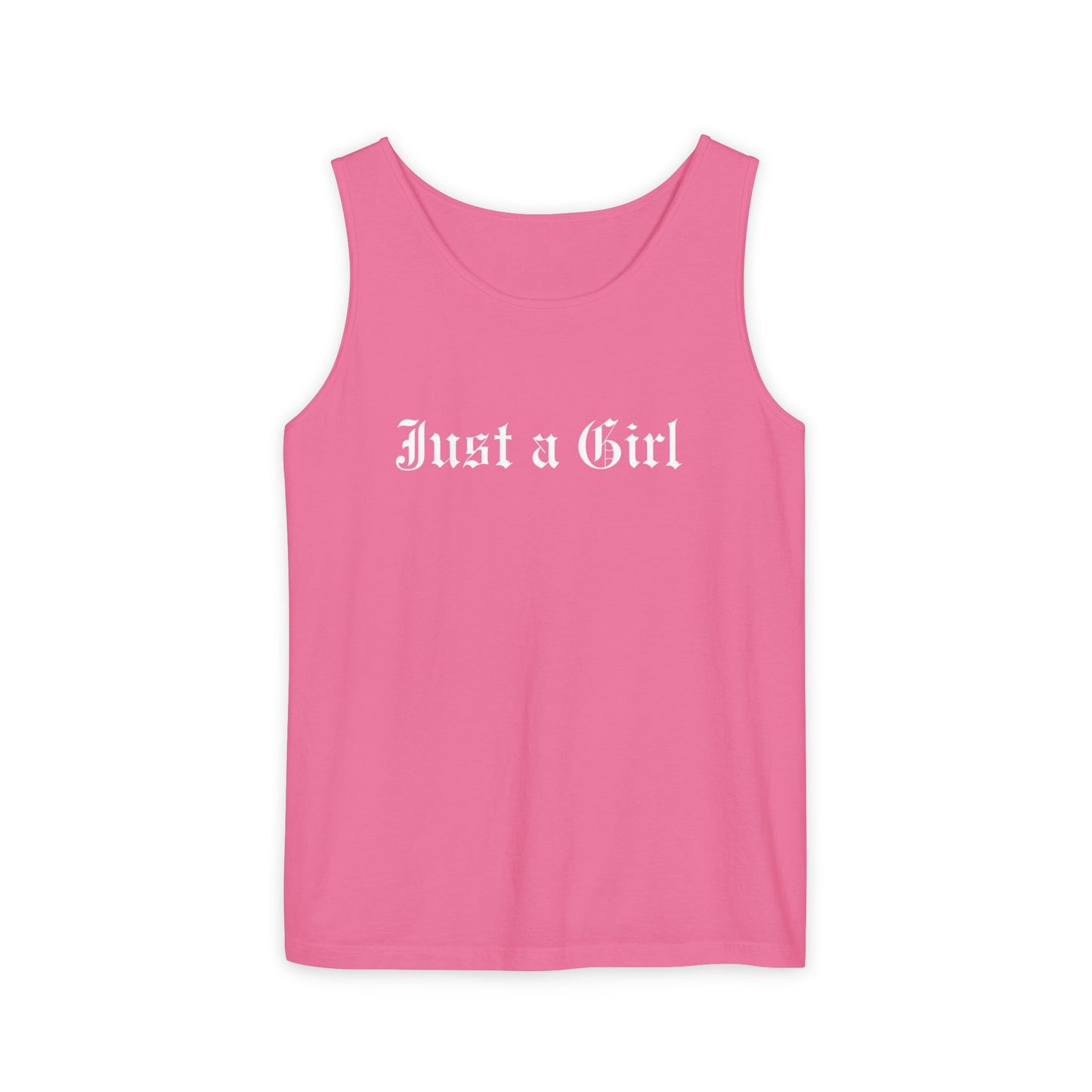 Just a girl Tee Tank top, Vintage-Inspired Rock Shirt,  Just a Girl shirt, Tragic Kingdom Design - Im Just a Girl