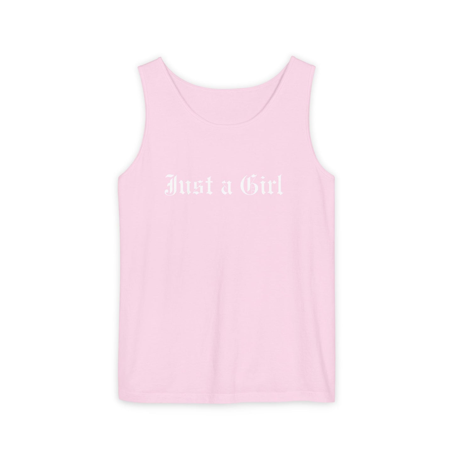 Just a girl Tee Tank top, Vintage-Inspired Rock Shirt,  Just a Girl shirt, Tragic Kingdom Design - Im Just a Girl