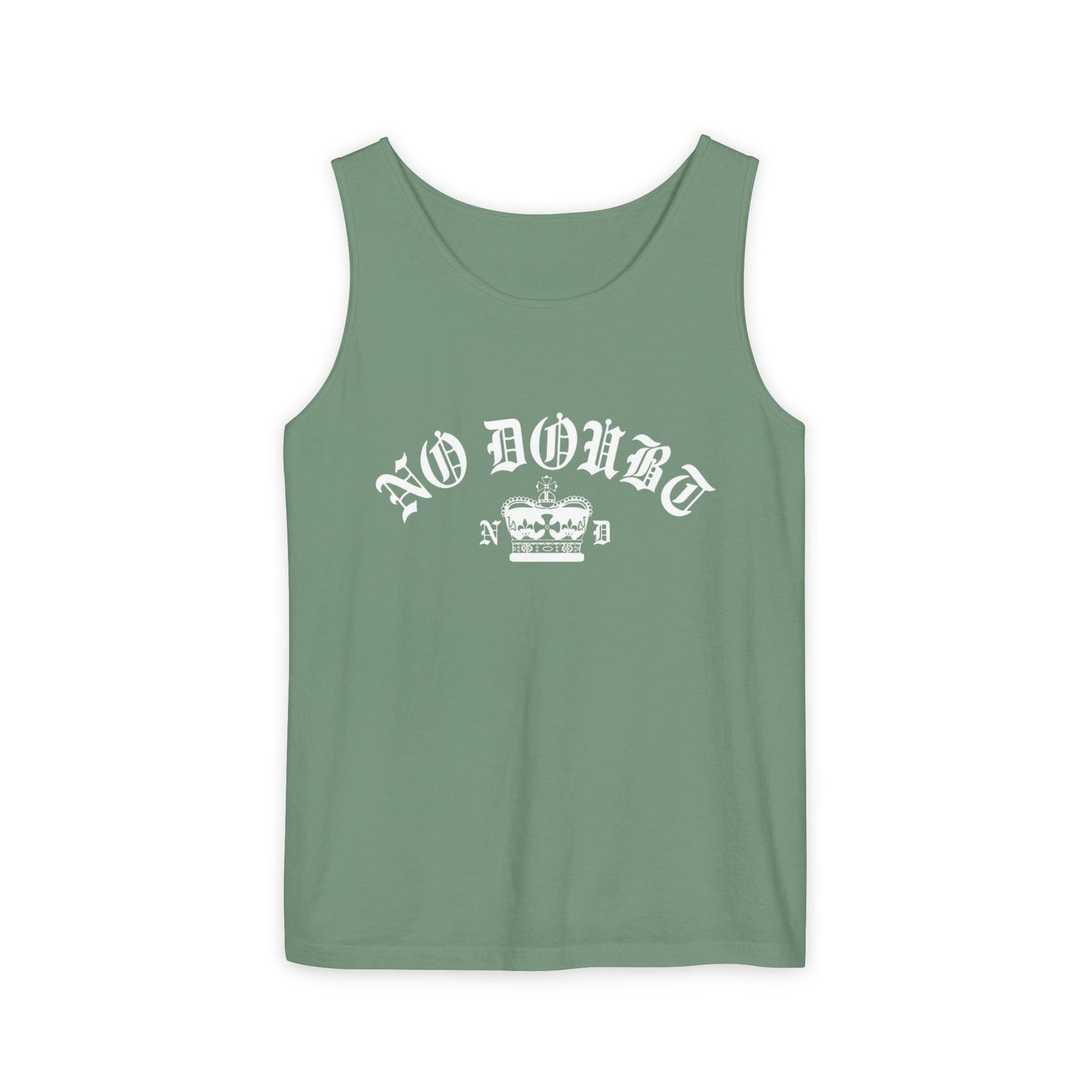 Comfort Colors® No Doubt Band Unisex Tanktop, 90er Ska Punk Rock Grafik-T-Shirt, Tragic Kingdom Ära Orange Crop Top, Retro Gwen Stefani Fan Geschenk