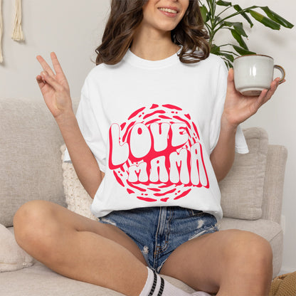 Comfort Colors® Love Mama Shirt Shirt, Trendy Mama Shirt, Mom Life Tee, Oversized Graphic Mom TShirt, Cool Mom Club Shirt, Mothers Day Gift