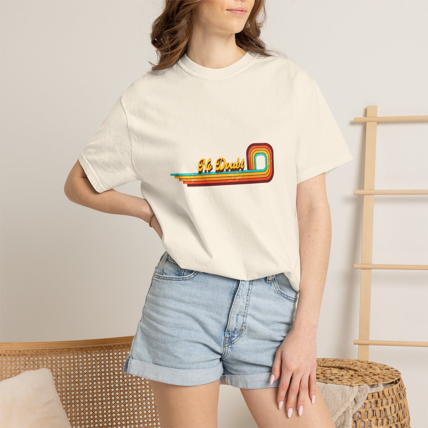 Comfort Colors® No Doubt Band Unisex T-Shirt, 90er Ska Punk Rock Grafik-T-Shirt, Tragic Kingdom Era Orange Shirt, Retro Gwen Stefani Fan Geschenk