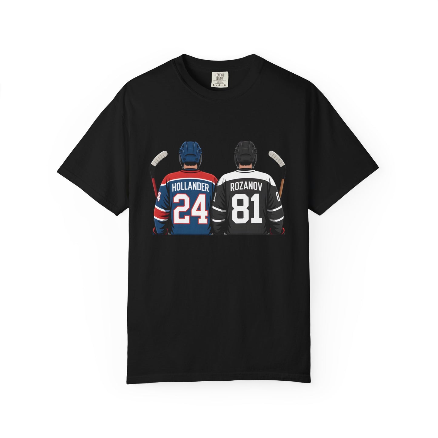 Comfort Colors® Hollander & Rosanov, Heated-Rivalry Hollander Rozanov Hockey T-Shirt