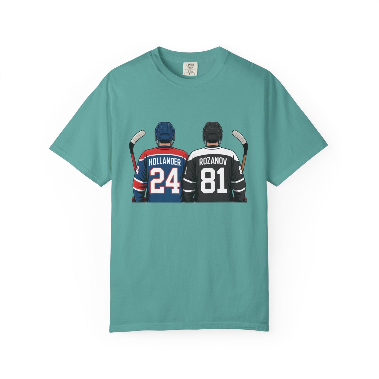 Comfort Colors® Hollander & Rosanov, Heated-Rivalry Hollander Rozanov Hockey T-Shirt