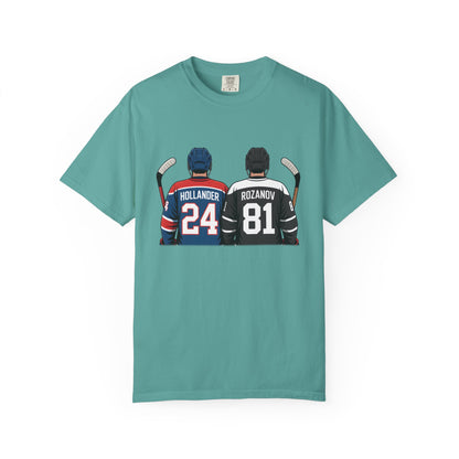 Comfort Colors® Hollander & Rosanov, Heated-Rivalry Hollander Rozanov Hockey T-Shirt