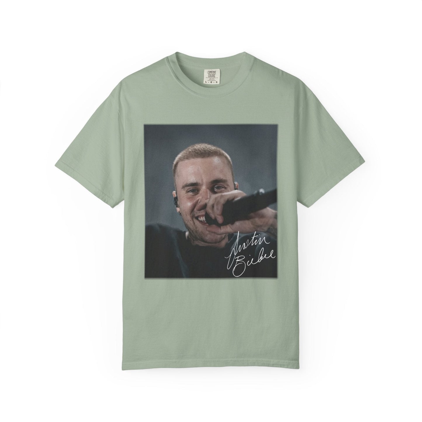Comfort Colors® Justin Bieber Heart Sign Vintage Shirt, Retro Music T-Shirt, Tour 2026 Tee