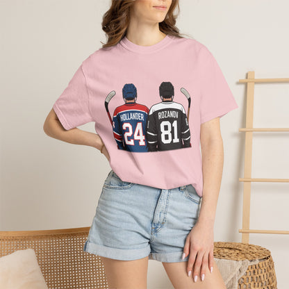 Comfort Colors® Hollander & Rosanov, Heated-Rivalry Hollander Rozanov Hockey T-Shirt