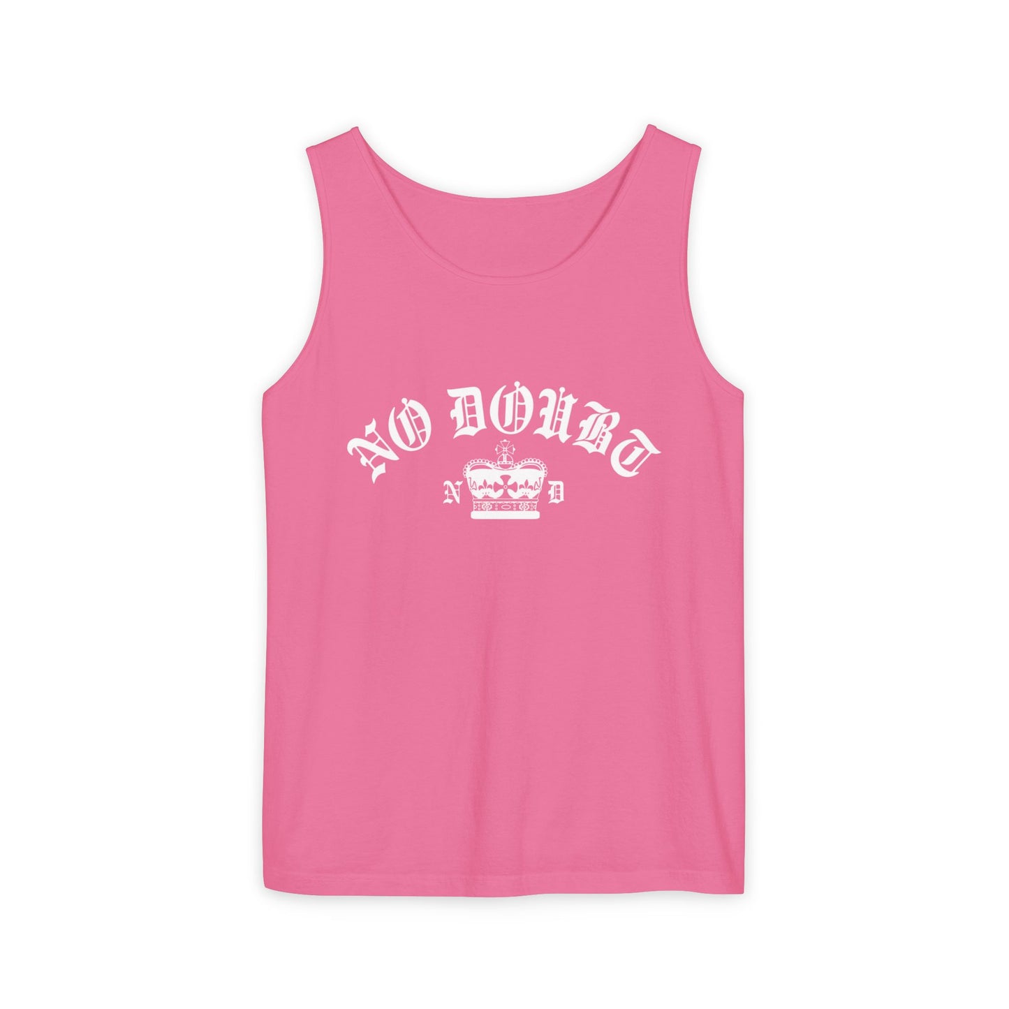 Comfort Colors® No Doubt Band Unisex Tanktop, 90er Ska Punk Rock Grafik-T-Shirt, Tragic Kingdom Ära Orange Crop Top, Retro Gwen Stefani Fan Geschenk