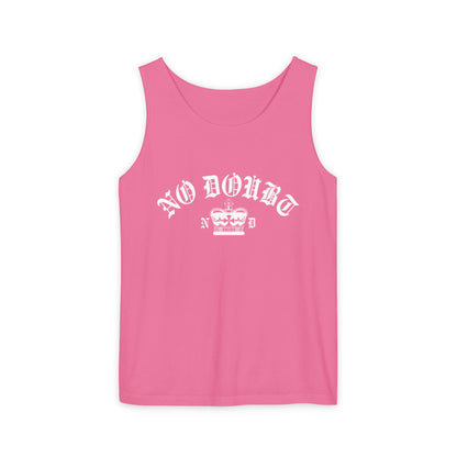 Comfort Colors® No Doubt Band Unisex Tanktop, 90er Ska Punk Rock Grafik-T-Shirt, Tragic Kingdom Ära Orange Crop Top, Retro Gwen Stefani Fan Geschenk