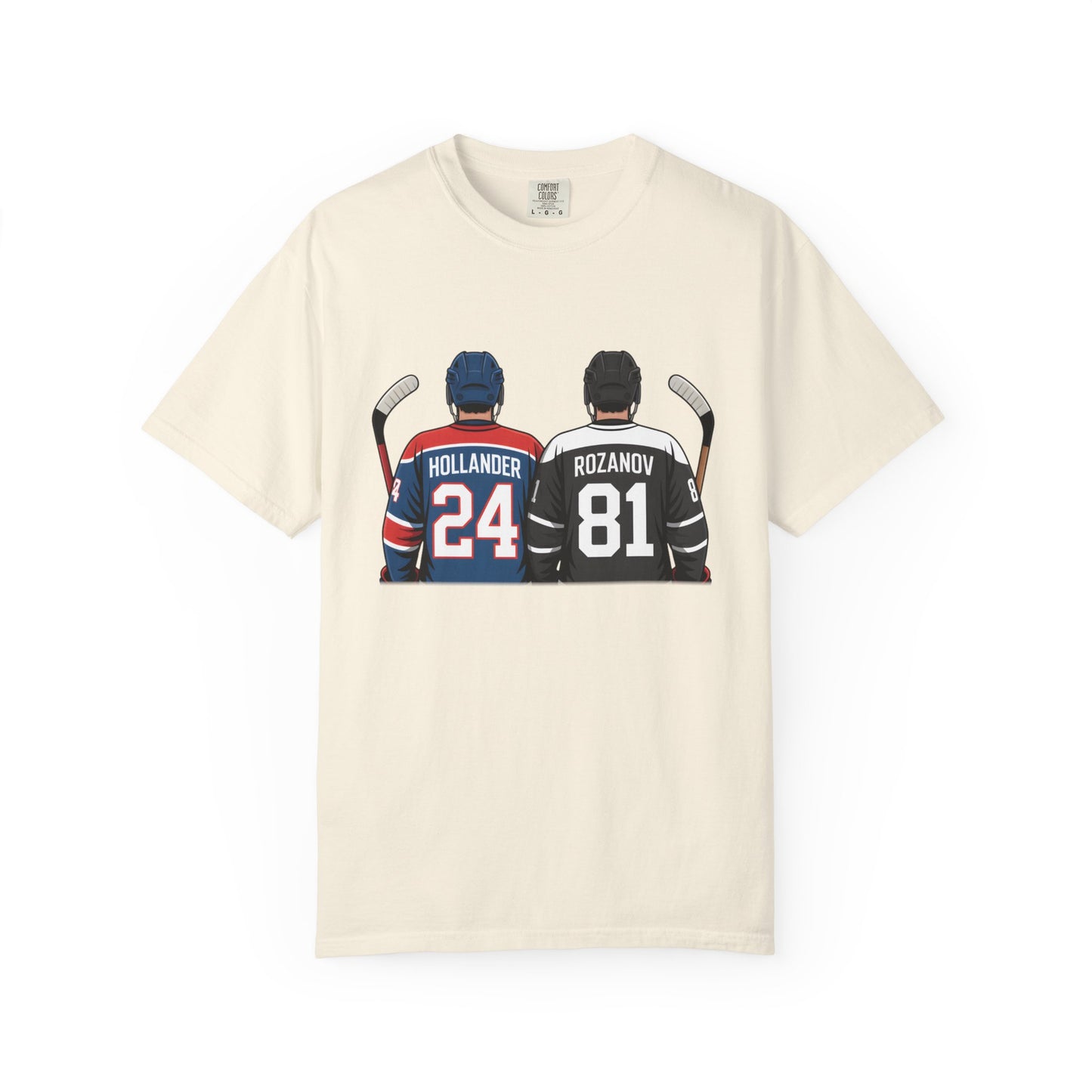 Comfort Colors® Hollander & Rosanov, Heated-Rivalry Hollander Rozanov Hockey T-Shirt