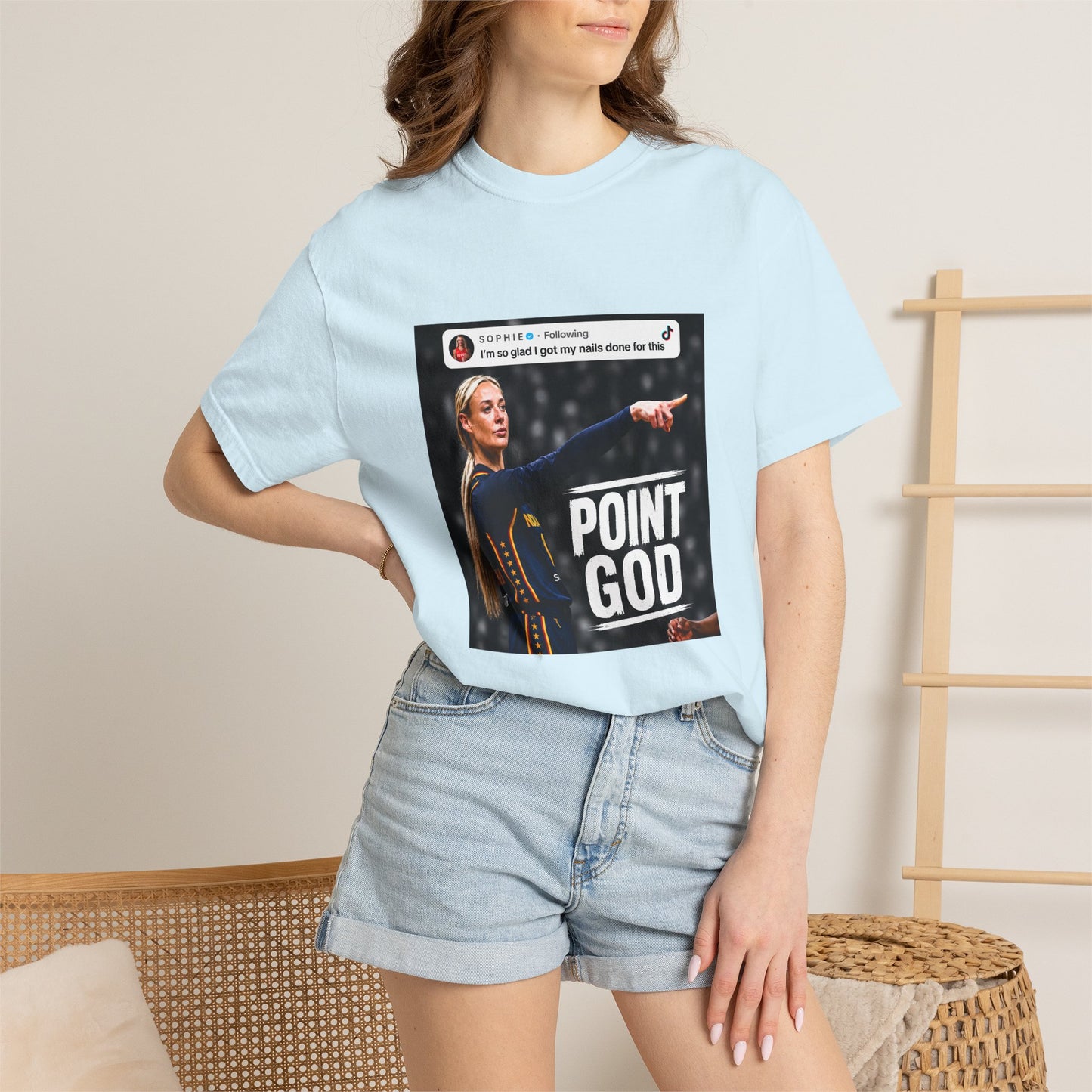Comfort Colors® Sophie Cunningham Point Signature Basketball Shirt