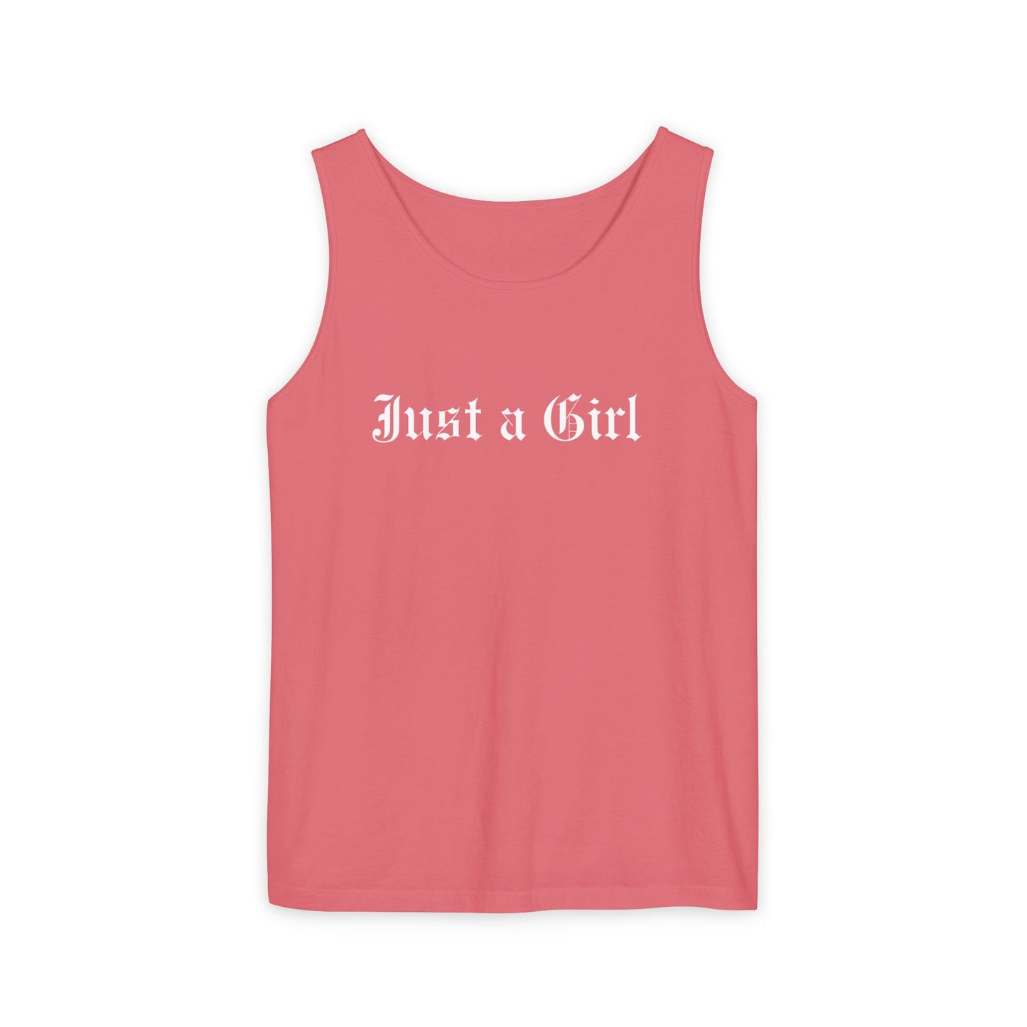 Just a girl Tee Tank top, Vintage-Inspired Rock Shirt,  Just a Girl shirt, Tragic Kingdom Design - Im Just a Girl