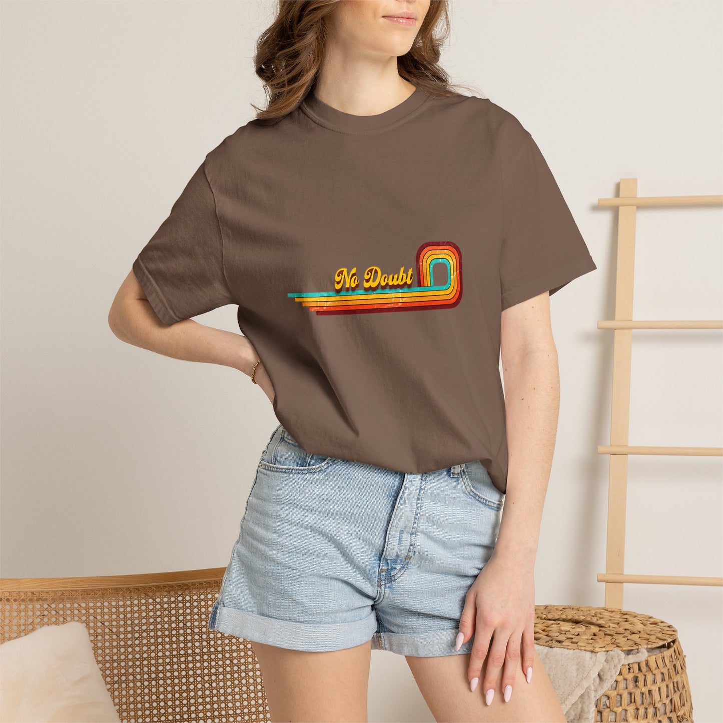 Comfort Colors® No Doubt Band Unisex T-Shirt, 90er Ska Punk Rock Grafik-T-Shirt, Tragic Kingdom Era Orange Shirt, Retro Gwen Stefani Fan Geschenk