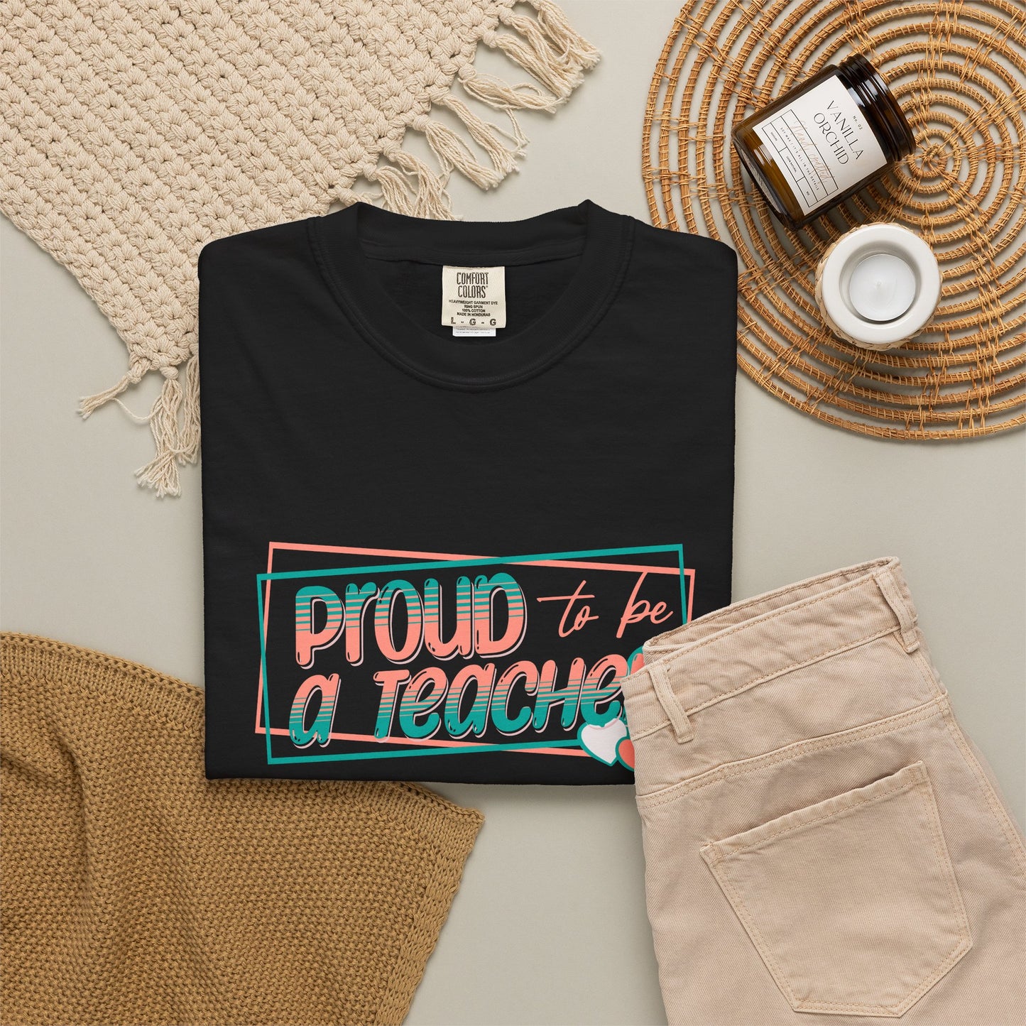 Comfort Colors® Proud to be a Teacher Shirt Teacher Appreciation Gift, Teacher Tee, Back to School Shirt, End of Year Teacher Gift