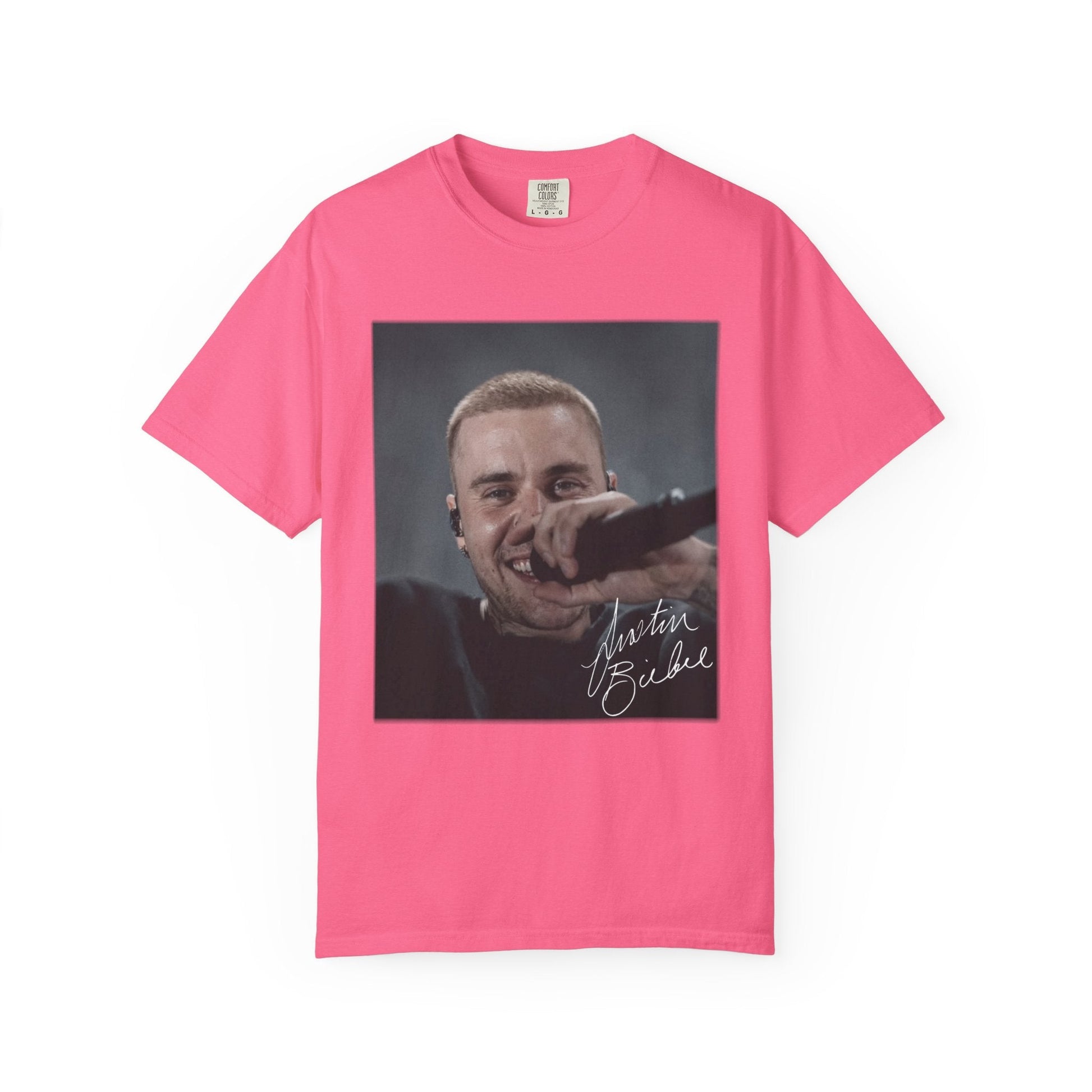 Comfort Colors® Justin Bieber Heart Sign Vintage Shirt, Retro Music T-Shirt, Tour 2026 Tee