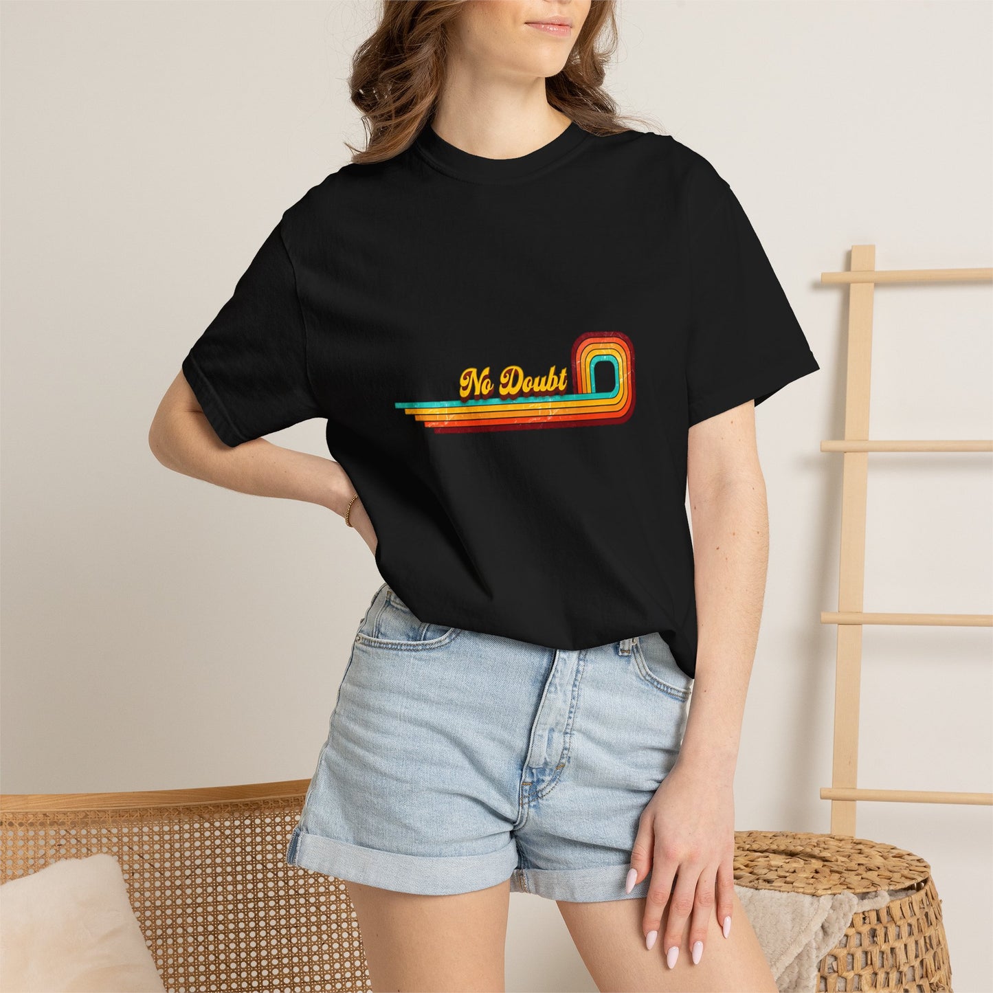 Comfort Colors® No Doubt Band Unisex T-Shirt, 90er Ska Punk Rock Grafik-T-Shirt, Tragic Kingdom Era Orange Shirt, Retro Gwen Stefani Fan Geschenk