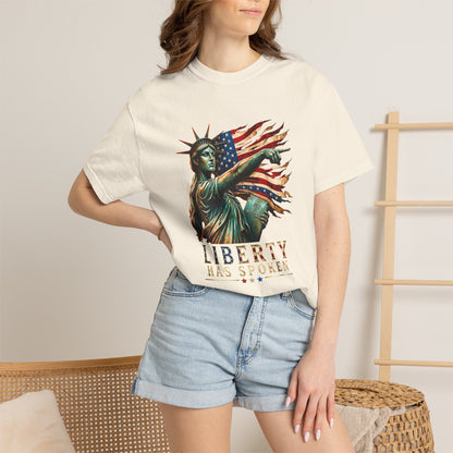 Comfort Colors® Sophie Cunningham Point Signature Basketball Shirt, Lady Liberty T-Shirt