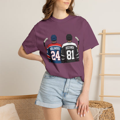 Comfort Colors® Hollander & Rosanov, Heated-Rivalry Hollander Rozanov Hockey T-Shirt