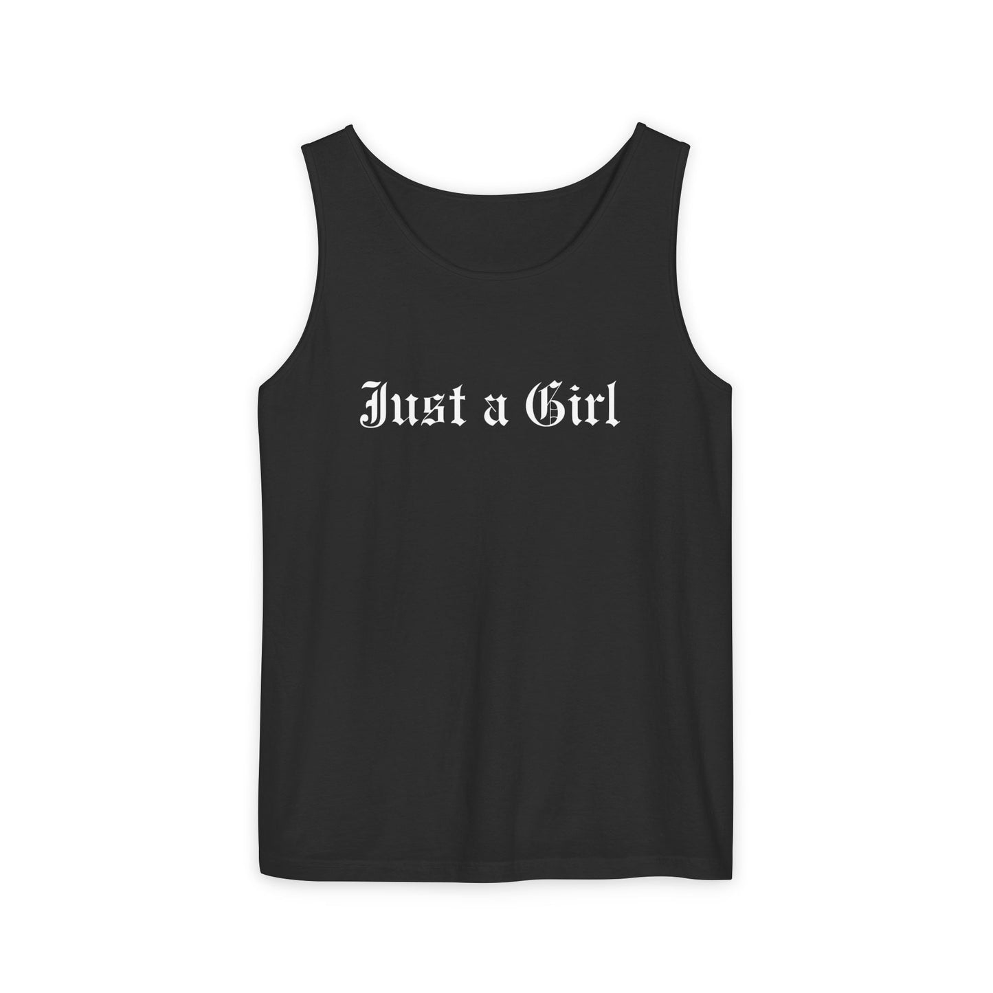 Just a girl Tee Tank top, Vintage-Inspired Rock Shirt,  Just a Girl shirt, Tragic Kingdom Design - Im Just a Girl