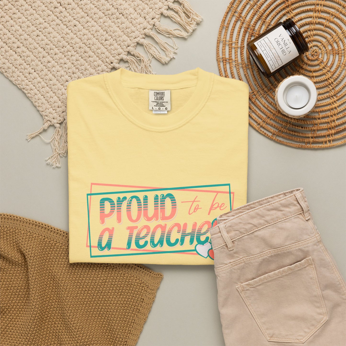 Comfort Colors® Proud to be a Teacher Shirt Teacher Appreciation Gift, Teacher Tee, Back to School Shirt, End of Year Teacher Gift