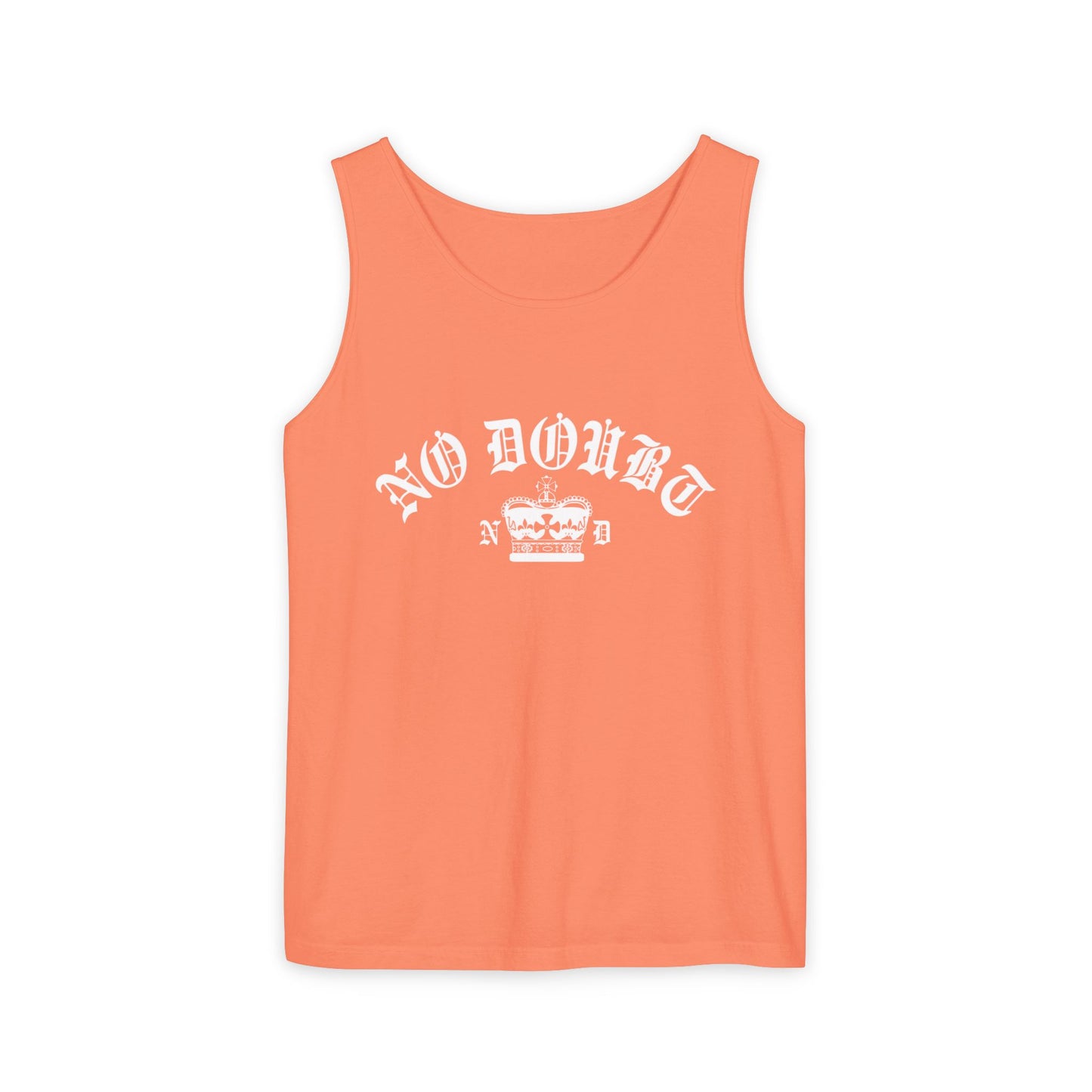 Comfort Colors® No Doubt Band Unisex Tanktop, 90er Ska Punk Rock Grafik-T-Shirt, Tragic Kingdom Ära Orange Crop Top, Retro Gwen Stefani Fan Geschenk