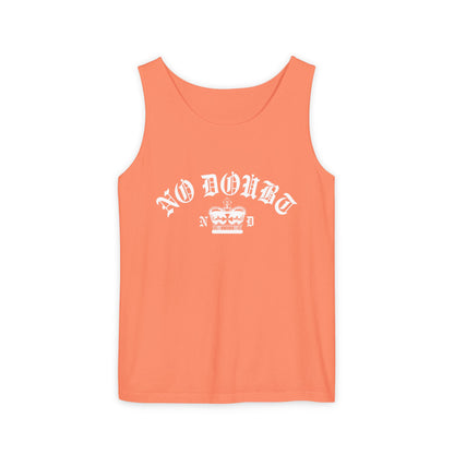 Comfort Colors® No Doubt Band Unisex Tanktop, 90er Ska Punk Rock Grafik-T-Shirt, Tragic Kingdom Ära Orange Crop Top, Retro Gwen Stefani Fan Geschenk