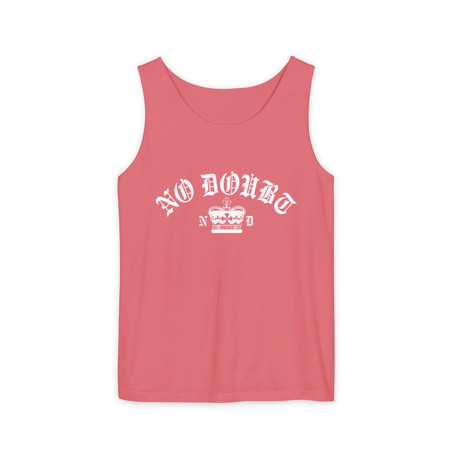 Comfort Colors® No Doubt Band Unisex Tanktop, 90er Ska Punk Rock Grafik-T-Shirt, Tragic Kingdom Ära Orange Crop Top, Retro Gwen Stefani Fan Geschenk