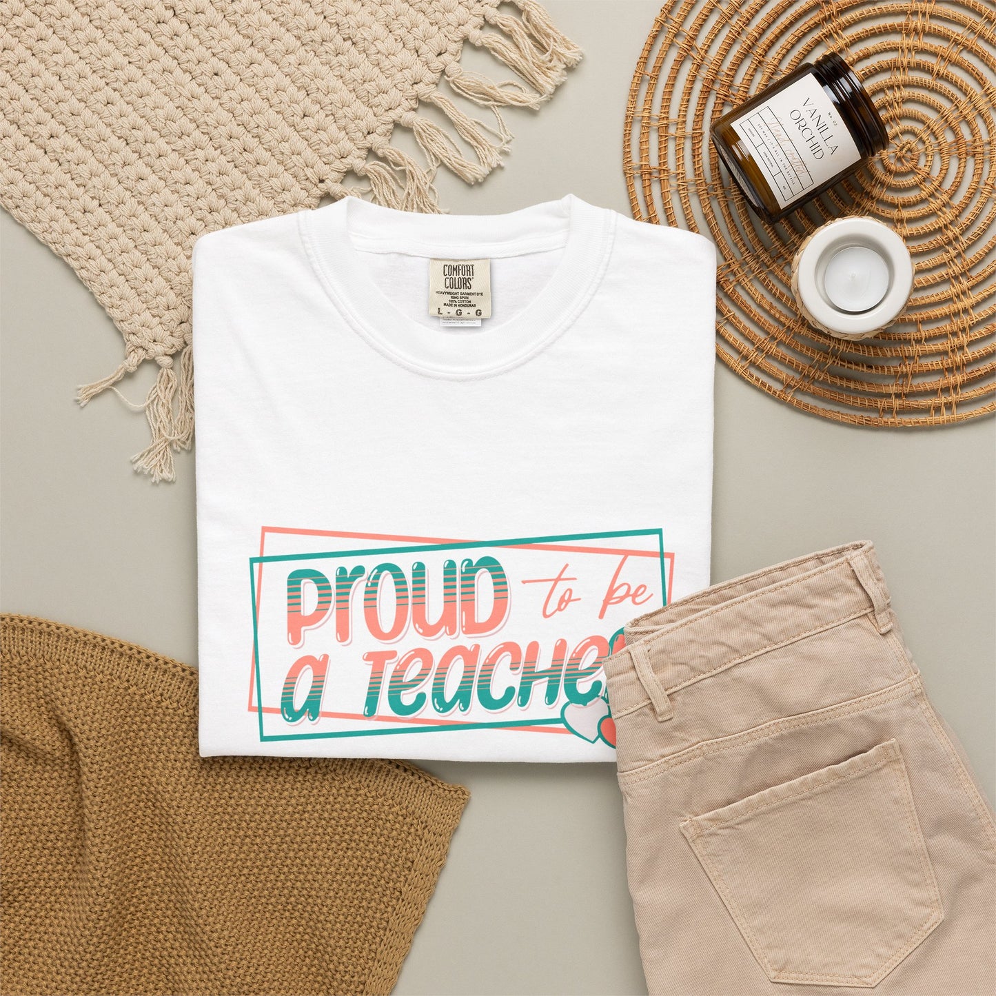 Comfort Colors® Proud to be a Teacher Shirt Teacher Appreciation Gift, Teacher Tee, Back to School Shirt, End of Year Teacher Gift