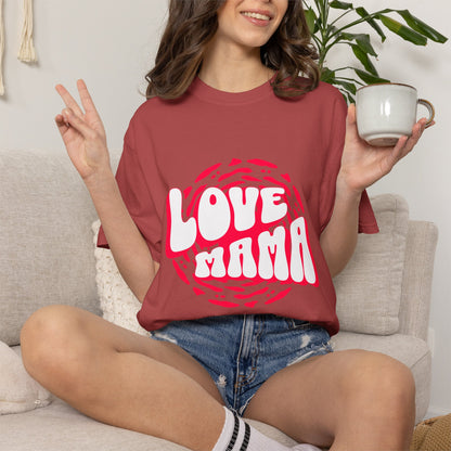 Comfort Colors® Love Mama Shirt Shirt, Trendy Mama Shirt, Mom Life Tee, Oversized Graphic Mom TShirt, Cool Mom Club Shirt, Mothers Day Gift