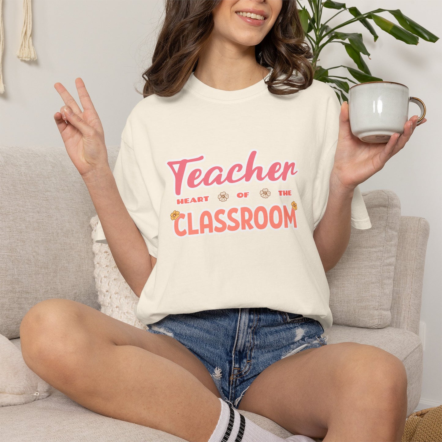 Comfort Colors® Teacher Heart of the Classroom Shirt, Teacher Appreciation Gift, Teacher Tee, Back to School Shirt, End of Year Teacher Gift