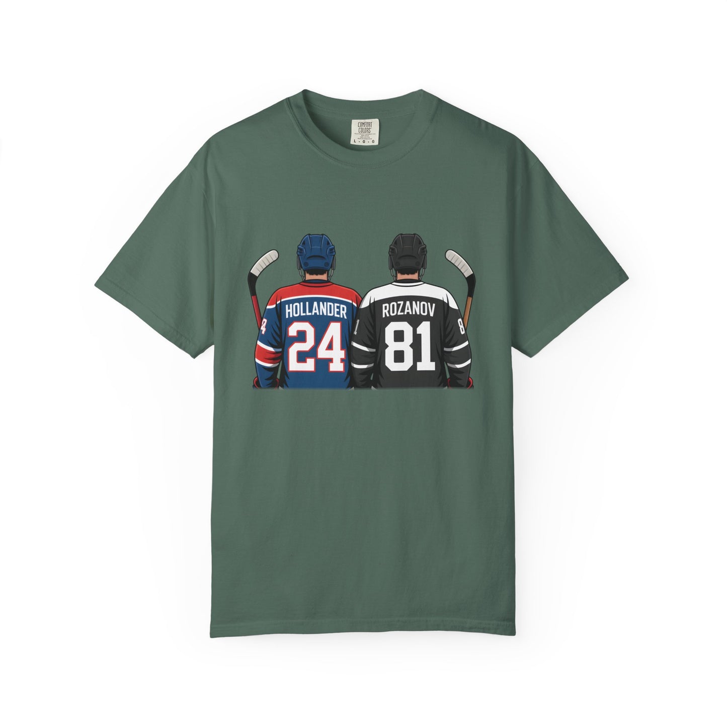 Comfort Colors® Hollander & Rosanov, Heated-Rivalry Hollander Rozanov Hockey T-Shirt