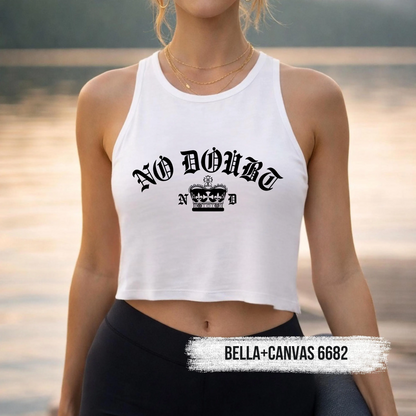 No Doubt Band Unisex Tanktop, 90er Ska Punk Rock Grafik-T-Shirt, Tragic Kingdom Ära Orange Crop Top, Retro Gwen Stefani Fan Geschenk