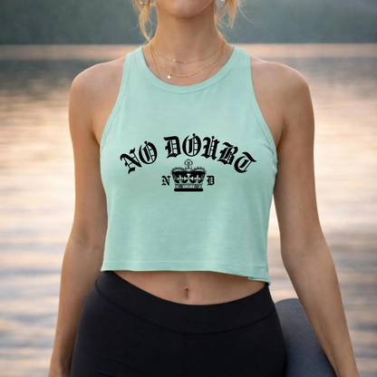 No Doubt Band Unisex Tanktop, 90er Ska Punk Rock Grafik-T-Shirt, Tragic Kingdom Ära Orange Crop Top, Retro Gwen Stefani Fan Geschenk
