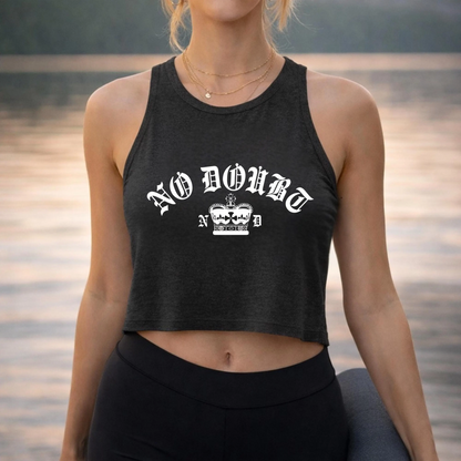 No Doubt Band Unisex Tanktop, 90er Ska Punk Rock Grafik-T-Shirt, Tragic Kingdom Ära Orange Crop Top, Retro Gwen Stefani Fan Geschenk
